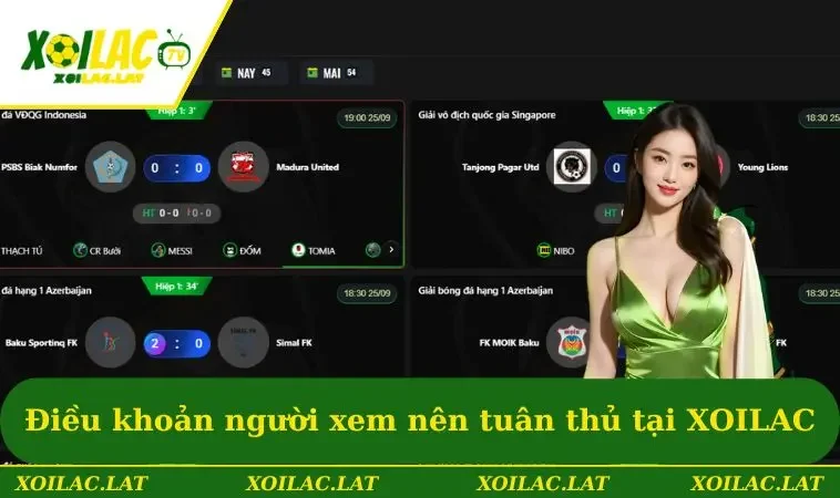 Cập Nhật Điều Khoản Sử Dụng XOILAC Mới Nhất 2026 Cho Bạn 3 Điều khoản người xem nên tuân thủ tại XOILAC