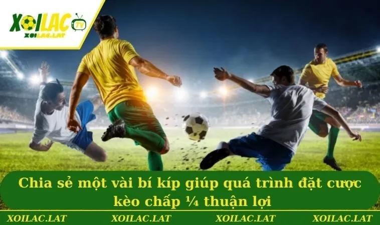 Kèo 0.25 - Cụ Thể Về Khái Niệm, Cách Chơi Và Mẹo Đặt Cược 3 Chia sẻ một vài bí kíp giúp quá trình đặt cược kèo chấp 1/4 thuận lợi